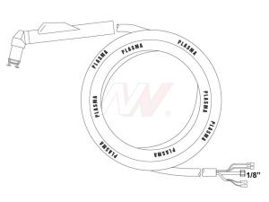 Ręczny uchwyt do cięcia plazmą P150® kpl. 6m   (przyłącze 1/8”)