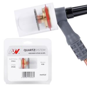 QUARTZSystem - duża soczewka L 9/20 [na elektrodę 2.4mm]