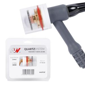 QUARTZSYSTEM - duża soczewka dysza S 17/18/26 [na elektrodę 2.4mm]