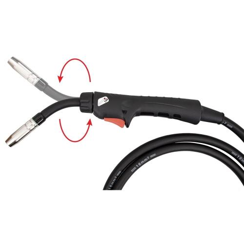 Uchwyt do spawania MIG 150 z giętym palnikiem