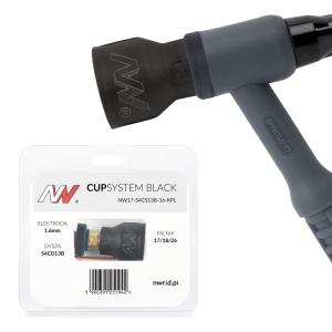 CUPSYSTEM Black - zestaw 17/18/26 dysza kielich #13 [na elektrodę 1.6]