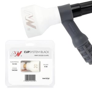 CUPSYSTEM - zestaw 9/20 dysza kielich #20 [na elektrodę 1.6]